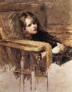 John William Waterhouse The Easy Chair painting